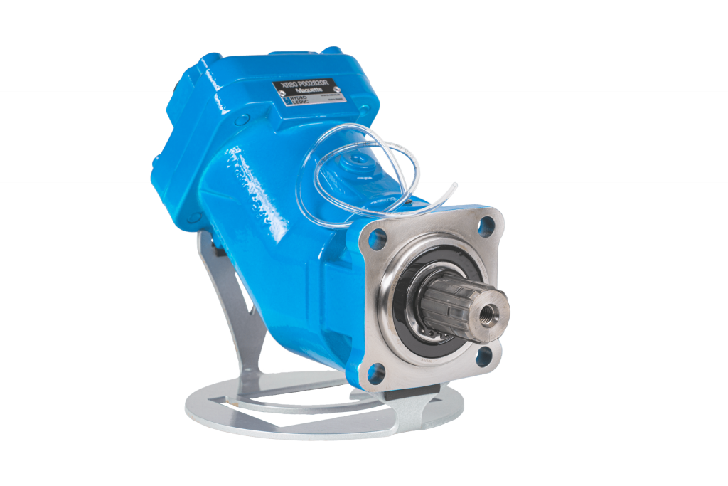 Pompe hydraulique haute pression à pistons série XR HYDRO LEDUC, 400 bar en continu et 450 bar en pointe