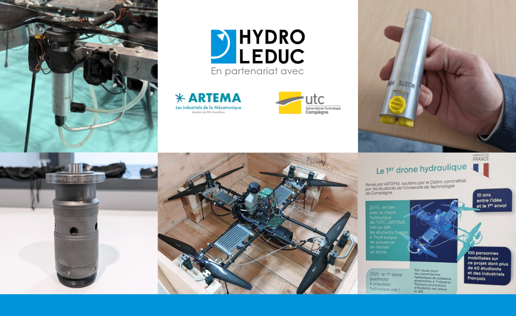 Drone à à propulsion hydraulique